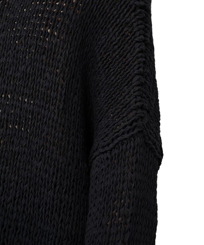 MYne＞Shoelace Knitted Pullover Jumper | MAKES ONLINE STORE