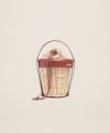 ＜JACQUEMUS＞Le panier Seau（Wicker bucket basket.)