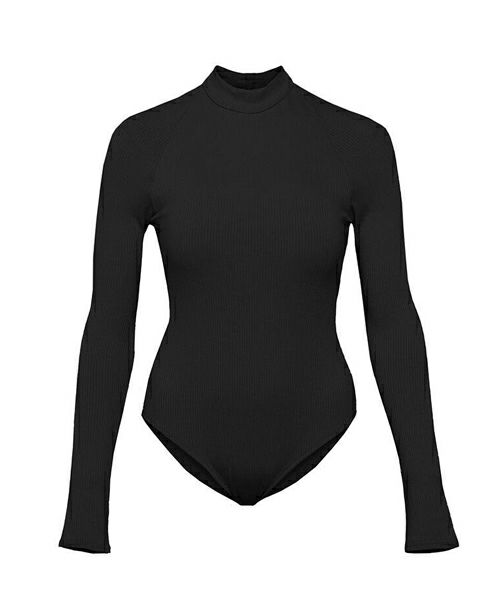 TW High Neck Long-Sleeve Bodysuit