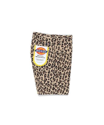 WACKO MARIA＞DICKIES / LEOPARD DOUBLE PLEATED SHORT TROUSERS (TYPE