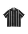 ＜WACKO MARIA＞STRIPED OPEN COLLAR SHIRT S/S