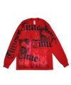 ＜The Incorporated＞"USED" LS T-shirt RED
