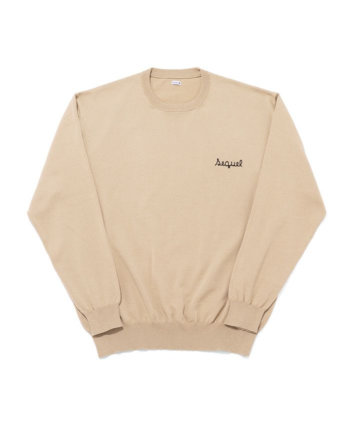 ＜SEQUEL＞CREW NECK KNIT (SQ-23SS-KN-02)