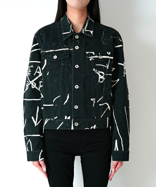 ＜HONEY FUCKING DIJON＞BASQUIAT DENIM JACKET