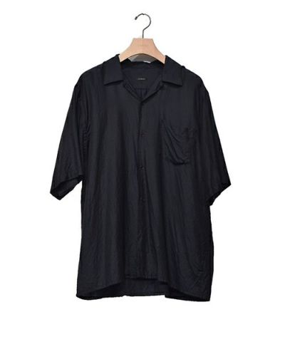 COMOLI＞ウールシルク 半袖オープンカラーシャツ（X01-02019） | MAKES 