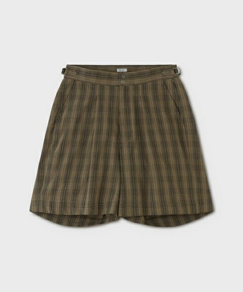＜PHIGVEL＞Seersucker Safari Shorts