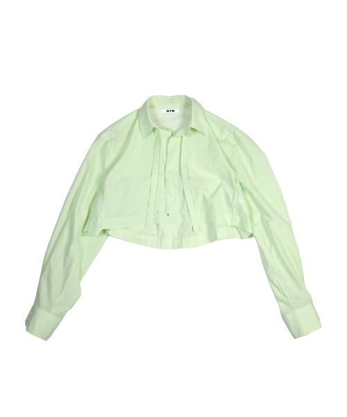 ＜NTN＞CROPED PULLOVER SHIRT