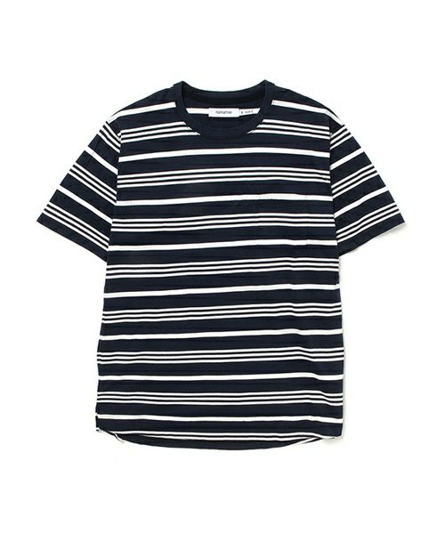 ＜nonnative＞DWELLER S/S TEE COTTON JERSEY BORDER