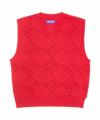 ＜Fucking Awesome＞Letter Square Vest Black