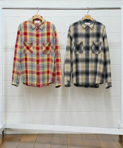 UNUSED＞RAYON CHECK SHIRT | MAKES ONLINE STORE