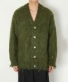 ALMOSTBLACK＞ORIGINAL STENLESS BUTTON MOHAIR CARDIGAN