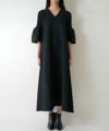 ＜CFCL＞POTTERY SHORT BELL SLEEVE FLARE DRESS