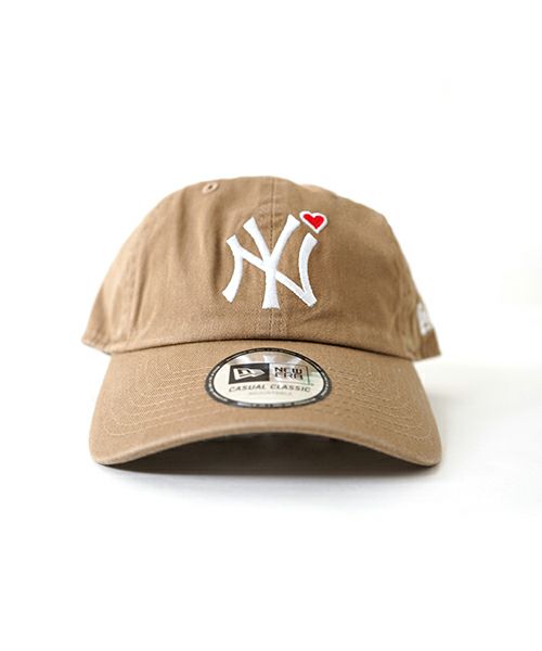 ＜BASICKS＞Yankees "RED" Heart Embroidery Cap