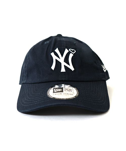 BASICKS＞Yankees Heart Embroidery Cap   MAKES ONLINE STORE