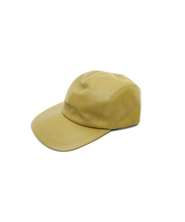 帽子23AW KARL DONOGHUE LAMB LEATHER JET CAP - 帽子