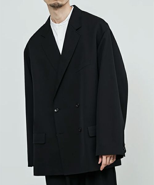 ＜Graphpaper＞Scale Off Wool Double Jacket(GM233-20169B)