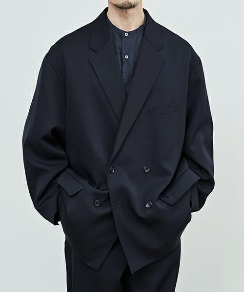 Graphpaper＞Scale Off Wool Double Jacket(GM233-20169B) | MAKES 