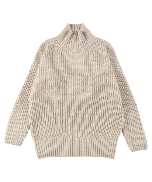 ＜sulvam＞Back open knit