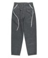 ＜sulvam＞Flano piping tapered pants