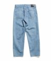 WASHED DENIM WIDE PANTS