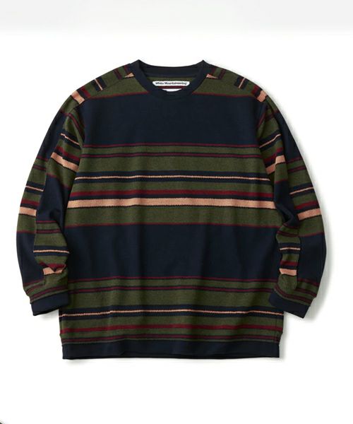 White Mountaineering＞MULTI STRIPE LONG SLEEVE T-SHIRT | MAKES