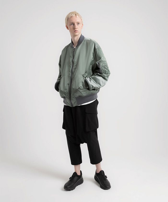 FUMITO GANRYU＞MIXTURE SARROUEL TECH PANTS | MAKES ONLINE STORE