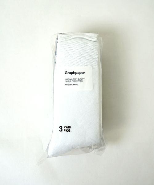 ＜Graphpaper＞Graphpaper 3-Pack Socks