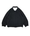 ＜OVERCOAT＞Dolman Sleeve Zip Blouson With Spread Collar In Wool Melton