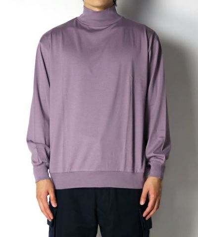 blurhmsROOTSTOCK＞Silk Cotton 20/80 High-neck L/S | MAKES ONLINE STORE