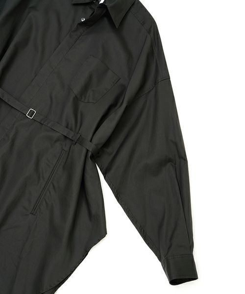 FACETASM＞LONG BELTED SHIRT | MAKES ONLINE STORE