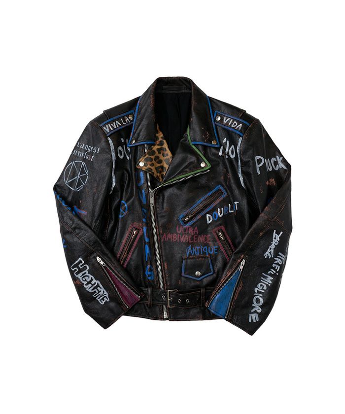 CLACKING LEATHER RIDERS JACKET