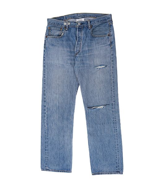 BASICKS＞Vintage Levis Heart Stitch Damage Denim(M size) | MAKES ...