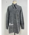 ＜KIDILL＞OVERSIZE DENIM SHIRT MULTI PRINT CHEMICAL WASH