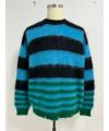 ＜KIDILL＞MOHAIR BORDER KNIT