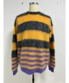 ＜KIDILL＞MOHAIR BORDER KNIT