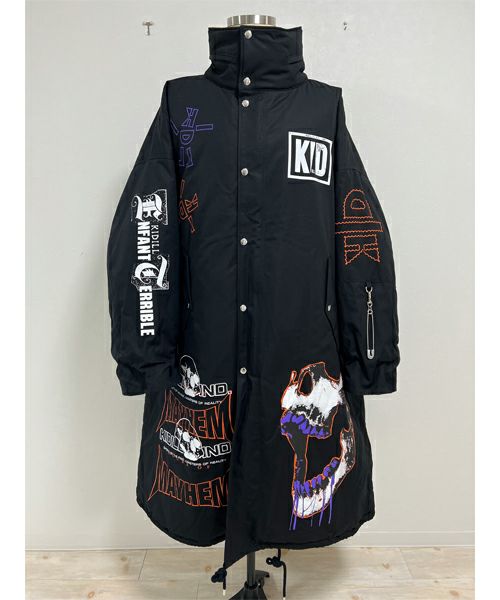 ＜KIDILL＞MODS COAT MULTI PRINT