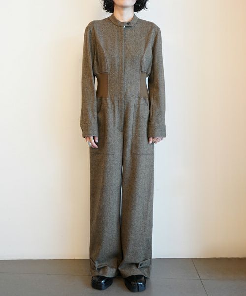 ＜SATORU SASAKI＞WAIST-RIB JUMP SUIT