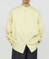 ＜Graphpaper＞Silicon Poplin Oversized Band Collar Shirt (GM233-50292)