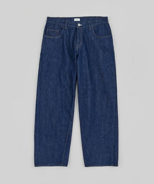 CIOTA＞Baggy 5 Pocket Pants Navy | MAKES ONLINE STORE