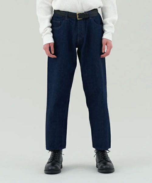 CIOTA＞Baggy 5 Pocket Pants Navy | MAKES ONLINE STORE