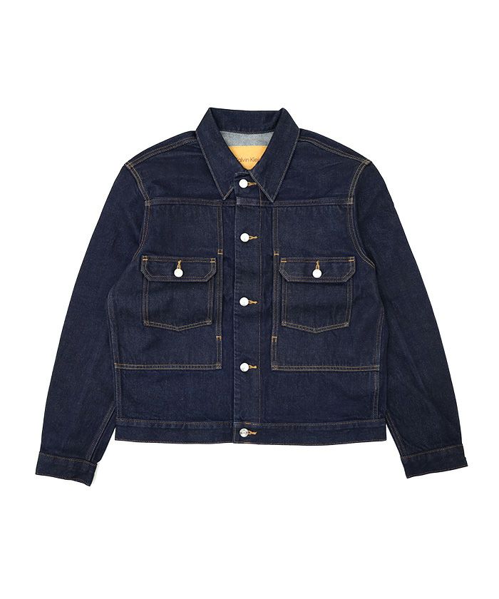 ＜CALVIN KLEIN＞UTILITY DENIM JACKET