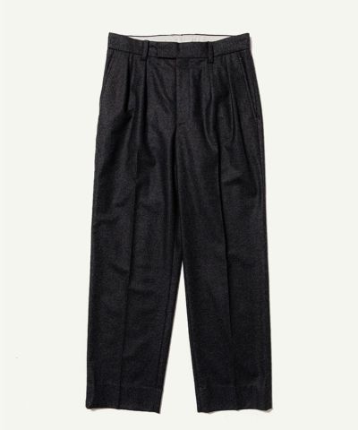 A.PRESSE ア プレッセ 23SS Wide Tapered Trousers チェック柄ワイド