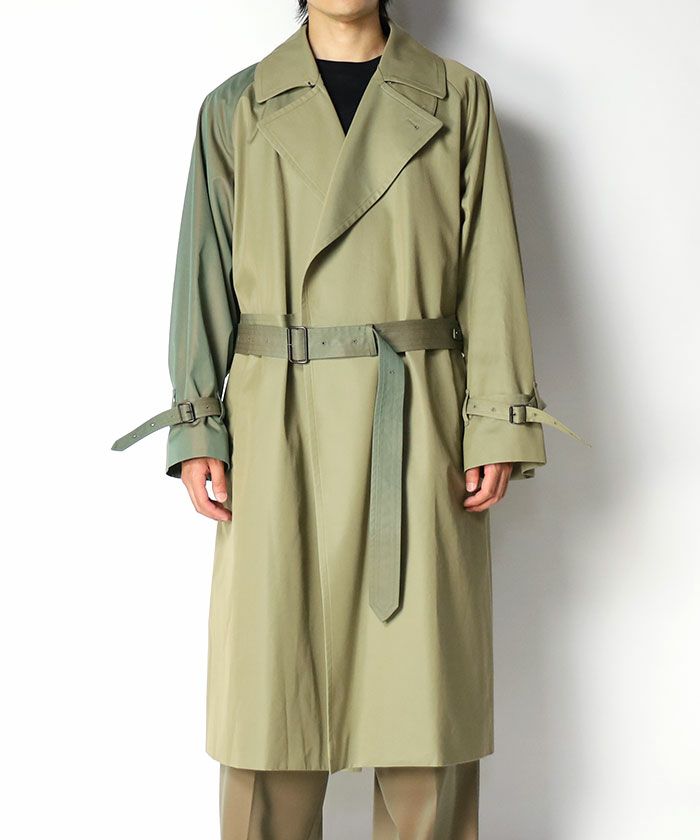 blurhms＞Gabardine Double Belt Trench Coat | MAKES ONLINE STORE