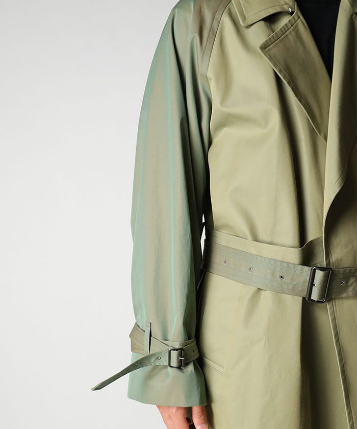 blurhms＞Gabardine Double Belt Trench Coat | MAKES ONLINE STORE