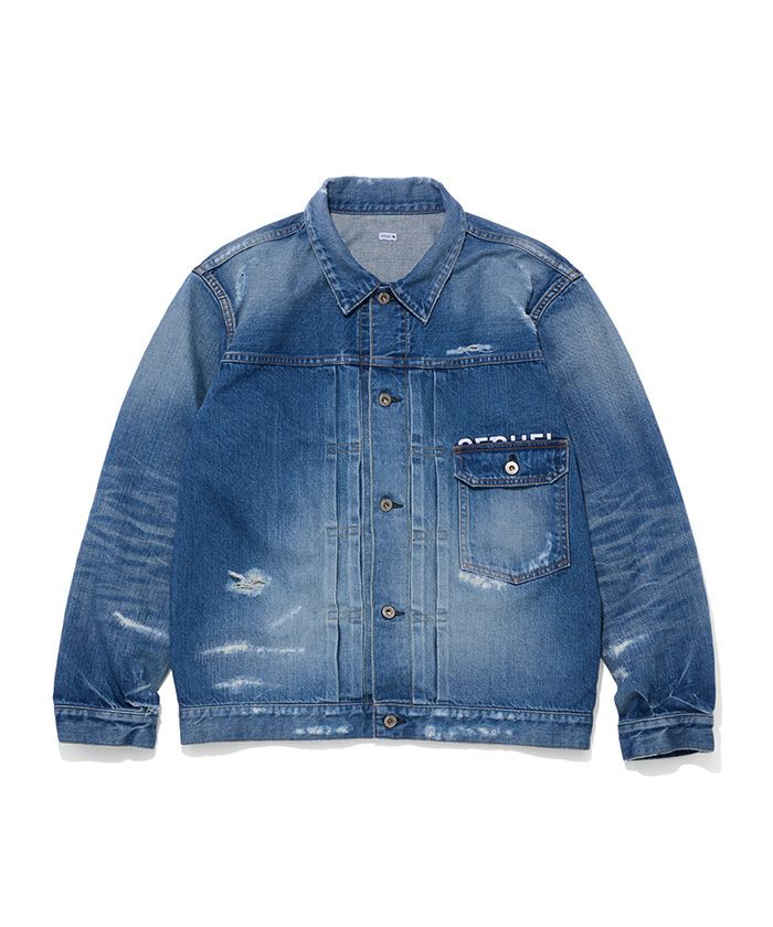 ＜SEQUEL＞DAMAGE DENIM JACKET (SQ-23SS-JK-04)