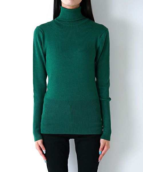 ＜CFCL＞WOOL RIB HIGHNECK TOP