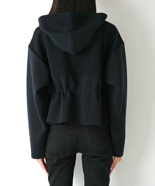 CFCL＞TW MILAN RIB CROPPED HOODIE | MAKES ONLINE STORE