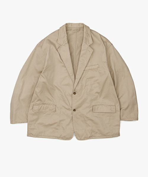 Graphpaper>Westpoint Chino Oversized Jacket (GM233-20068B Graphpaper>Westpoint Chino Oversized Jacket (GM233-20068B