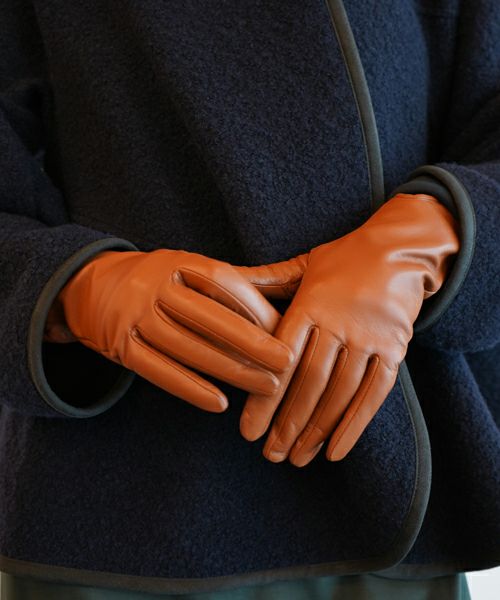 ＜Mame Kurogouchi＞Leather Dress Gloves