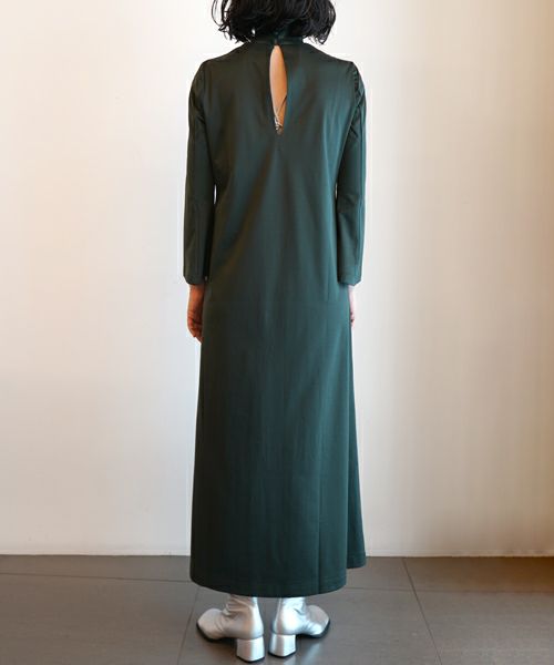 16,770円mame　Mercerized Cotton High Neck Dress